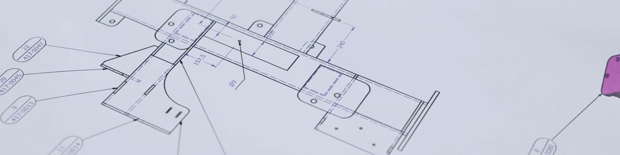 schema plan cercleuse sur mesure 