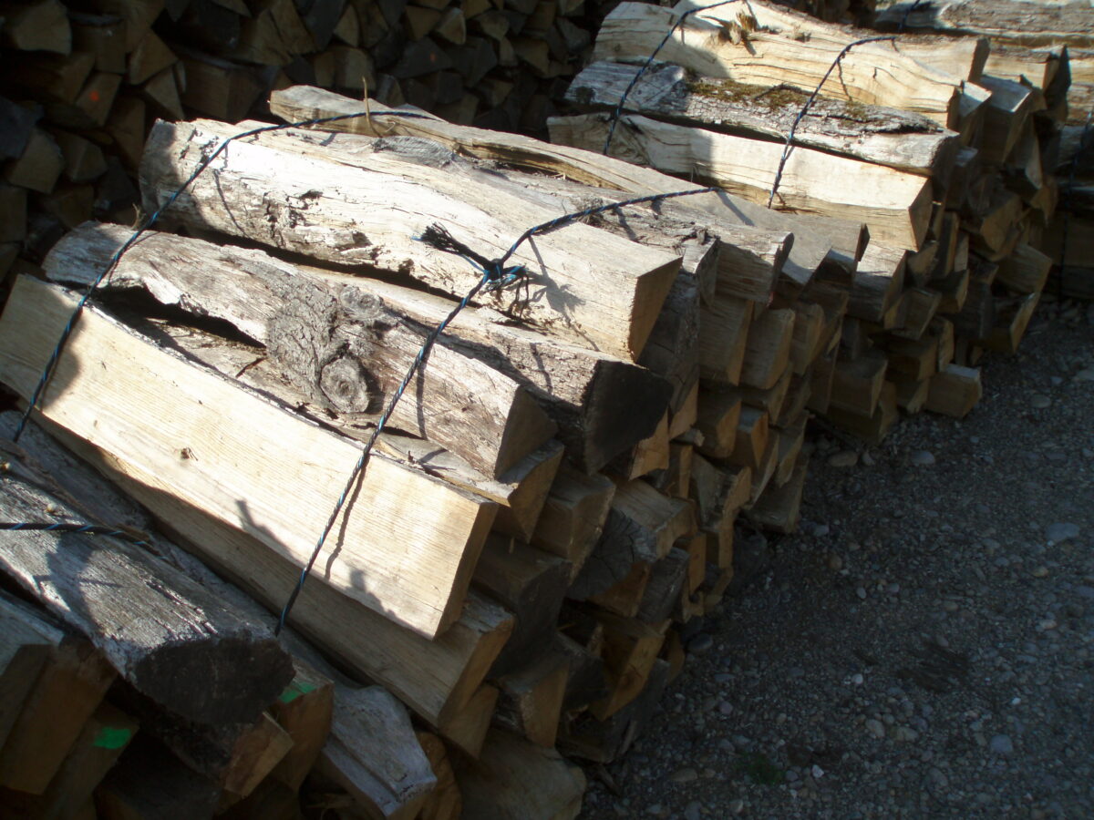 Balot de bois de chauffage 